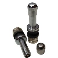 Válvula Llanta Aleación Metálica Tubular Bajo Perfil Recta VS8L 48mm Larga