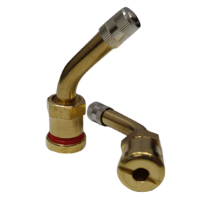 Válvula Camión Metálica Tubular Camión Ms-90 Curva Corta