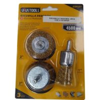 Raspador Escobilla Redonda Set 3 Piezas